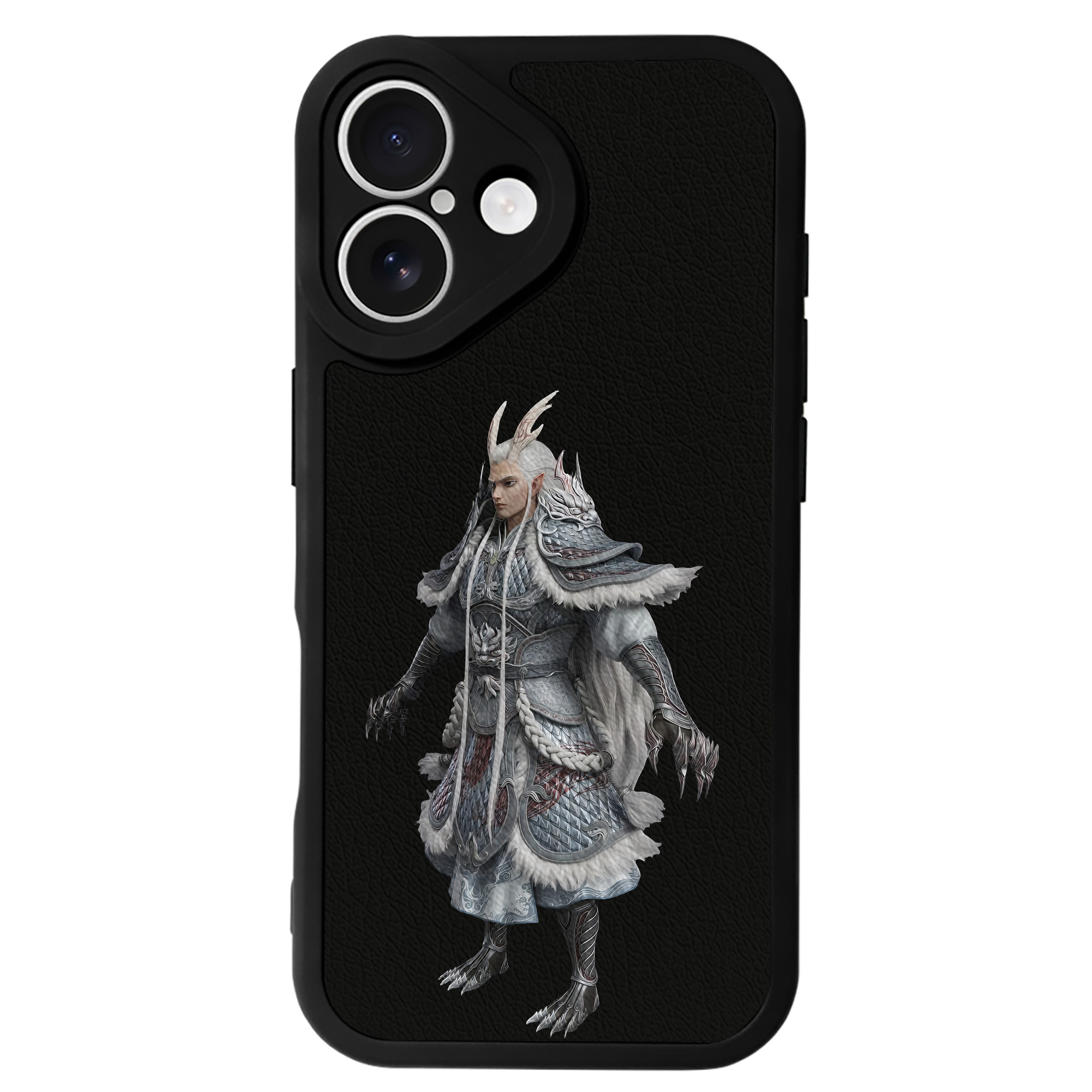 （画像用） Ne Zha 2 ナタ 魔童の大暴れ 【iPhone 16シリーズ対応】シリコンスマホケース（レザー調） 材質：シリコン